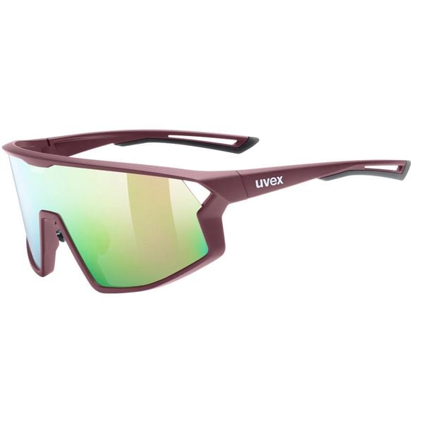 Okulary rowerowe UVEX Skyryse. Czerwone okulary przeciwsłoneczne męskie Uvex. Za 318.00 zł.