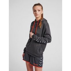 Bluza damska z kapturem Hummel hmlAUTHENTIC Poly. Szare bluzy sportowe damskie HUMMEL, m. W wyprzedaży za 165.50 zł.