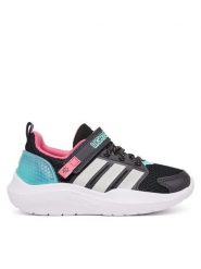Adidas Sneakersy Lightorama Runner Shoes Children KJ9713 Czarny. Czarne buty sportowe dziewczęce Adidas, bez wzorów, z materiału, bez zapięcia. Za 259.99 zł.
