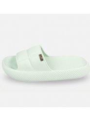 Lee Klapki "Maya" w kolorze zielonym rozmiar: 40. Zielone klapki damskie Lee, bez wzorów, bez obcasa. Za 69.99 zł.