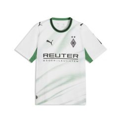 Męska koszulka domowa Borussia Mönchengladbach 26/27 PUMA. Białe t-shirty sportowe męskie Puma, m, z materiału, bez ramiączek, do piłki nożnej. Za 429.00 zł.
