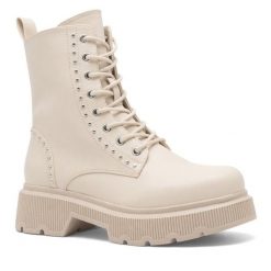 Trapery DeeZee. Brązowe trapery damskie DeeZee, bez obcasa. Za 179.99 zł.