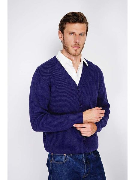 C& Jo Kardigan w kolorze granatowym rozmiar: 48. Niebieskie kardigany męskie C& Jo, bez wzorów, z kaszmiru, klasyczne, bez kołnierzyka. Za 206.95 zł.