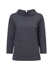 More & More Bluza Kobiety Sztuczne włókno niebieski|biały, 34. Białe bluzy bez kaptura damskie MORE & MORE, z włókna. Za 339.95 zł.