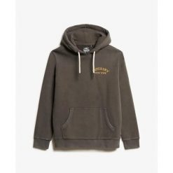 Oversize bluza z kapturem z tatuażem na plecach Superdry. Czarne bluzy z kapturem męskie Superdry., m. Za 393.30 zł.