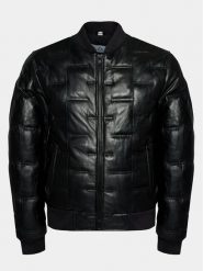 Serge Pariente Kurtka skórzana Clever Czarny Slim Fit. Czarne kurtki męskie Serge Pariente, l, bez wzorów, ze skóry, bez kaptura. Za 1,699.00 zł.