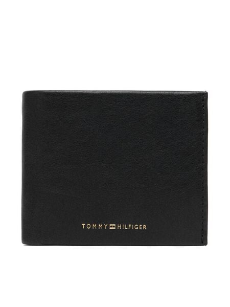 Tommy Hilfiger Portfel Th Seasonal Cc And Coin AM0AM14795 Czarny. Czarne portfele męskie Tommy Hilfiger, bez wzorów, ze skóry. Za 329.99 zł.