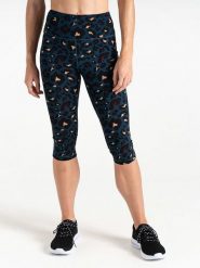 Dare 2b Legginsy sportowe "Influential" w kolorze granatowym rozmiar: 38. Niebieskie legginsy damskie Dare 2b, bez wzorów, z materiału, outdoorowe. Za 100.04 zł.