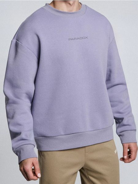 Bluza crewneck z nadrukiem - fioletowy. Fioletowe bluzy bez kaptura męskie Sinsay, l. W wyprzedaży za 29.99 zł.