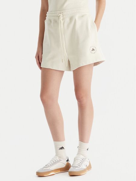 Adidas by Stella McCartney Szorty sportowe True Casuals JX6786 Beżowy Loose Fit. Brązowe spodenki sportowe damskie adidas by Stella McCartney, m, z bawełny. Za 313.99 zł.