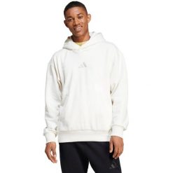 Bluza męska adidas All Szn Fleece Hoodie. Białe bluzy bez kaptura męskie Adidas, m, z bawełny. Za 200.99 zł.