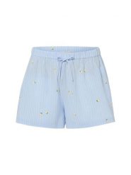 Marie Lund Damskie spodenki od piżamy Kobiety niebieski|biały w paski, L. Białe piżamy damskie Marie Lund, l, bez wzorów, z bawełny, bez ramiączek. Za 159.95 zł.