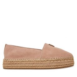 Espadryle Tommy Hilfiger. Brązowe espadryle damskie Tommy Hilfiger, bez wzorów, bez obcasa. Za 279.99 zł.