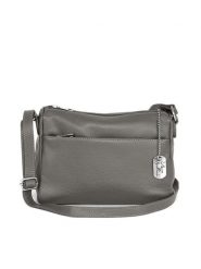 Anna Morellini Skórzana torebka "Orlanda" w kolorze szarym - 29 x 23 x 12 cm rozmiar: onesize. Szare torebki klasyczne damskie Anna Morellini, bez wzorów, z materiału, bez dodatków. Za 252.99 zł.