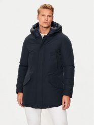 Woolrich Kurtka puchowa CFWOOU0487MRUT0001 Granatowy Regular Fit. Niebieskie kurtki męskie Woolrich, m, bez wzorów, z bawełny, bez kaptura. Za 2,929.00 zł.