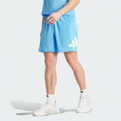Szorty treningowe męskie adidas Train Essentials. Białe szorty męskie Adidas, bez kołnierzyka. Za 159.00 zł.