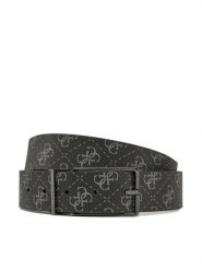 Guess Pasek Męski BMAGLO P5235 Czarny. Czarne paski męskie Guess, z aplikacjami, ze skóry. Za 169.99 zł.