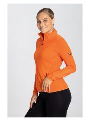 Super.natural Kurtka polarowa "Alpine" w kolorze pomarańczowym rozmiar: XS. Pomarańczowe kurtki damskie Super.natural, xs, bez wzorów, z materiału, bez kaptura. Za 217.99 zł.