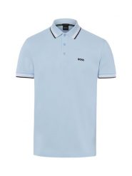 BOSS Green koszulka polo - Paddy Mężczyźni Bawełna niebieski, L. Niebieskie koszulki polo męskie Boss Green, l, bez wzorów, z bawełny, bez ramiączek. Za 449.95 zł.
