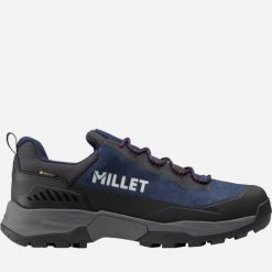 Buty turystyczne męskie Millet Ubic Low GoreTex. Niebieskie buty trekkingowe męskie Millet, z gore-texu, bez zapięcia, trekkingowe, gore-tex. Za 849.00 zł.