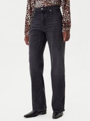 HUGO Jeansy 50546496 Czarny Wide Leg. Czarne jeansy damskie Hugo. Za 459.99 zł.