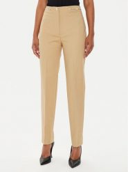 Marciano Guess Spodnie materiałowe Alice 4YGB09 7124A Beżowy Regular Fit. Brązowe spodnie materiałowe damskie Marciano Guess, z aplikacjami, z bawełny. Za 809.99 zł.