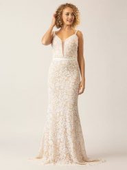 APART Sukienka w kolorze biało-beżowym rozmiar: 38. Białe sukienki damskie Apart, bez wzorów, bez kołnierzyka, bez ramiączek, maxi. Za 326.99 zł.