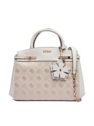 Guess Torebka Melinda HWJP99 02060 Écru. Torebki klasyczne damskie Guess, z aplikacjami, ze skóry, bez dodatków. Za 679.99 zł.