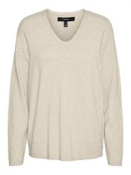Vero Moda Sweter w kolorze beżowym rozmiar: S. Brązowe swetry klasyczne damskie Vero Moda, s, bez kołnierzyka. Za 48.39 zł.