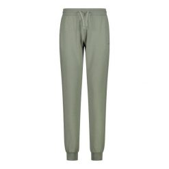 Spodnie bawełniane damskie CMP. Niebieskie spodnie dresowe damskie CMP, l, bez wzorów, z bawełny. Za 222.85 zł.