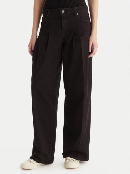 Guess Jeans Jeansy W5BA2U D0141 Czarny Wide Leg. Czarne jeansy damskie Guess Jeans. Za 439.99 zł.