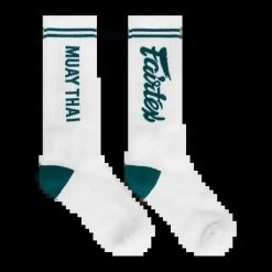 Skarpety muay thai FAIRTEX EU. Skarpetki męskie FAIRTEX, bez wzorów, z bawełny. Za 93.99 zł.