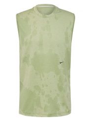Nike Top sportowy w kolorze zielonym rozmiar: XL. Zielone topy damskie Nike, xl, bez wzorów, z materiału, bez ramiączek. Za 114.17 zł.
