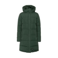 Damska długa kurtka Kari Traa Kyte. Zielone kurtki damskie Kari Traa, bez wzorów, z puchu, bez kaptura. Za 1,257.50 zł.
