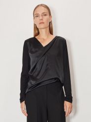 Someday Bluzka w kolorze czarnym rozmiar: 38. Czarne bluzki damskie Someday, bez wzorów, bez kołnierzyka, bez ramiączek. Za 139.20 zł.
