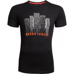 T-shirt męski TSM612 - głęboka czerń - Outhorn. T-shirty męskie Outhorn, m, bez wzorów, z bawełny, bez kołnierzyka. W wyprzedaży za 29.99 zł.