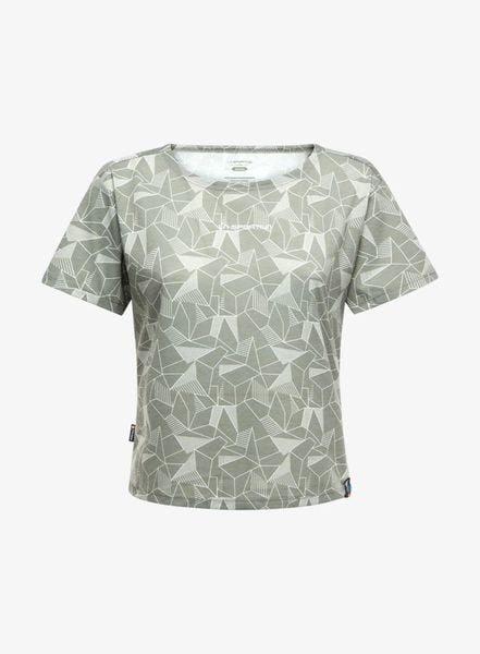Koszulka wspinaczkowa damska La Sportiva Dimension T-Shirt. Zielone t-shirty damskie La Sportiva, l, bez wzorów, z bawełny, bez kołnierzyka. Za 269.49 zł.