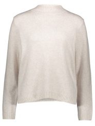 Street One Sweter w kolorze kremowym rozmiar: 44. Brązowe golfy damskie Street One, bez kołnierzyka. Za 118.56 zł.