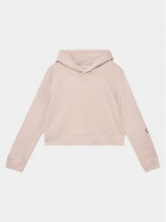 Calvin Klein Jeans Bluza Monogram IG0IG02424 Różowy Relaxed Fit. Czerwone spodnie dziewczęce Calvin Klein Jeans, z bawełny. Za 179.99 zł.