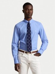 Polo Ralph Lauren Koszula 710929348502 Niebieski Regular Fit. Niebieskie koszule męskie Polo Ralph Lauren, m, bez wzorów, z bawełny, bez kołnierzyka, bez ramiączek. Za 639.99 zł.