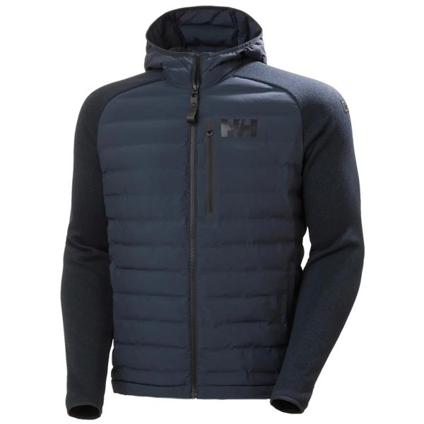 Kurtka puchowa Helly Hansen Arctic Ocean Hybrid. Niebieskie kurtki męskie Helly Hansen, xl, bez wzorów, z dzianiny, bez kaptura. Za 672.00 zł.