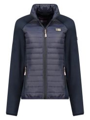 Geographical Norway Kurtka polarowa "Tour" w kolorze granatowym rozmiar: XL. Niebieskie kurtki damskie Geographical Norway, xl, bez wzorów, z polaru, bez kaptura. Za 195.06 zł.