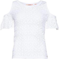 Koszulka turystyczna damska SuperDry Little Bay Cold Shoulder Knit. Białe bluzki sportowe damskie Superdry., s, bez wzorów, z bawełny, bez ramiączek. Za 134.00 zł.