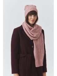 TATUUM Szal w kolorze jasnoróżowym - 188 x 25 cm rozmiar: onesize. Różowe szaliki i kominy damskie Tatuum, bez wzorów, z materiału. Za 126.45 zł.