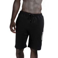 Krótka Lonsdale Fringford. Czarne szorty męskie Lonsdale, bez wzorów, z bawełny, sportowe. Za 157.50 zł.