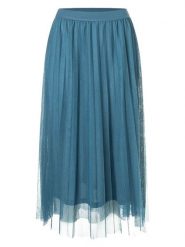 More & More Spódnica w kolorze niebieskim rozmiar: 44. Niebieskie spódniczki damskie MORE & MORE, bez wzorów, midi, rozkloszowane. Za 86.99 zł.