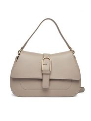 Furla Torebka Flow M WB00996 BX2045 BG 4488S Beżowy. Brązowe torebki klasyczne damskie Furla, bez wzorów, ze skóry, bez dodatków. Za 1,859.00 zł.