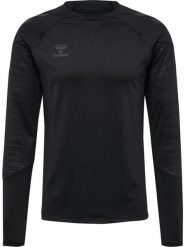 Bluza Hummel Pro. Czarne bluzy sportowe damskie HUMMEL, s, bez wzorów, z materiału, bez ramiączek, długie, bez kaptura. Za 215.00 zł.