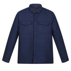 Męska Koszula Ocieplana Gawayne. Niebieskie koszule męskie Regatta, l, bez wzorów, bez kołnierzyka, bez ramiączek. Za 125.99 zł.