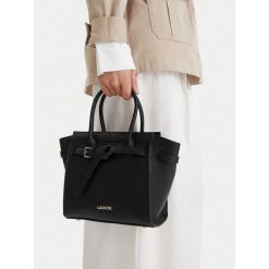 Torebka Lasocki. Czarne torebki klasyczne damskie Lasocki, bez wzorów, bez dodatków. Za 199.99 zł.